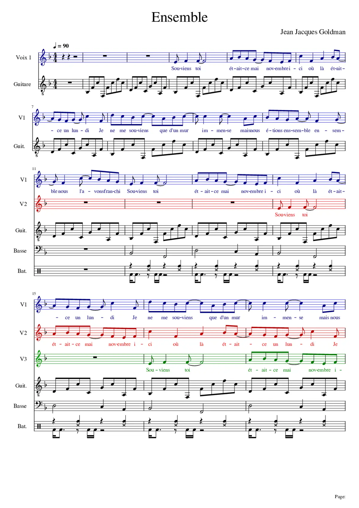 Ensemble - Page 1