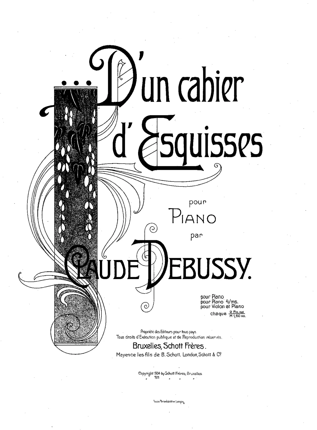 D'un Cahier d'Esquisses - Page 1