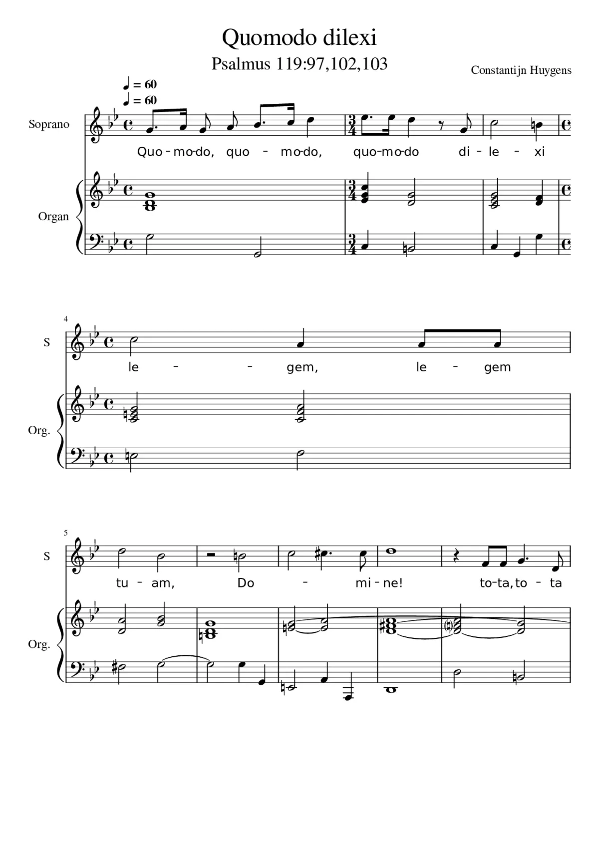 Quomodo dilexi - Page 1