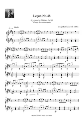 60 Lessons for 2 Guitars Op.168