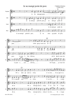 Je ne mange point de porc