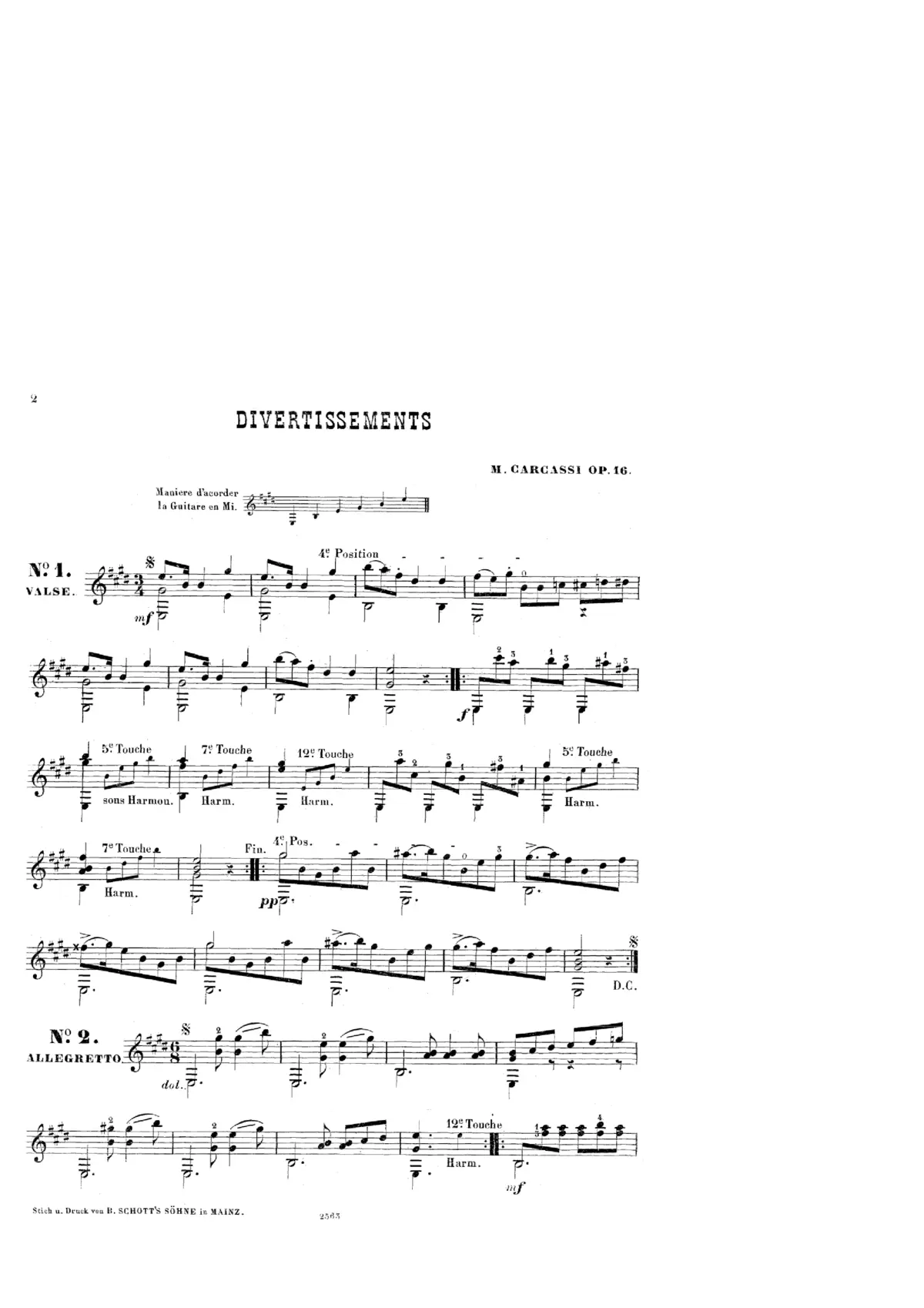 Divertimentos - Page 1