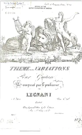 Theme avec variations pour guitare