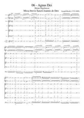 Kleine Orgelmesse or Missa brevis Sancti Joannis de Deo Mass No. 7 in Bb Major