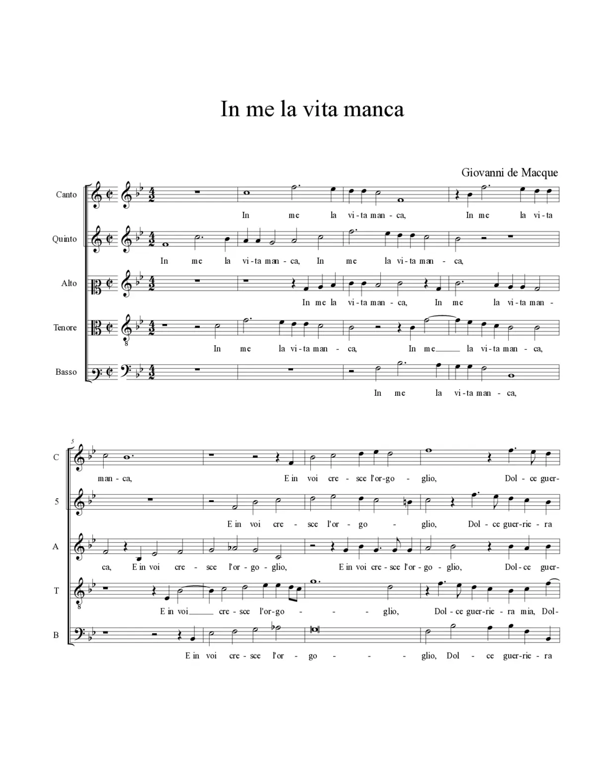 In me la vita manca - Page 1