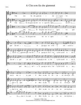 Che non fia que giammai