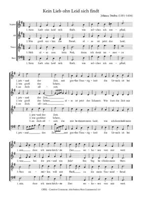 Kein Lieb ohn Leid sich findt