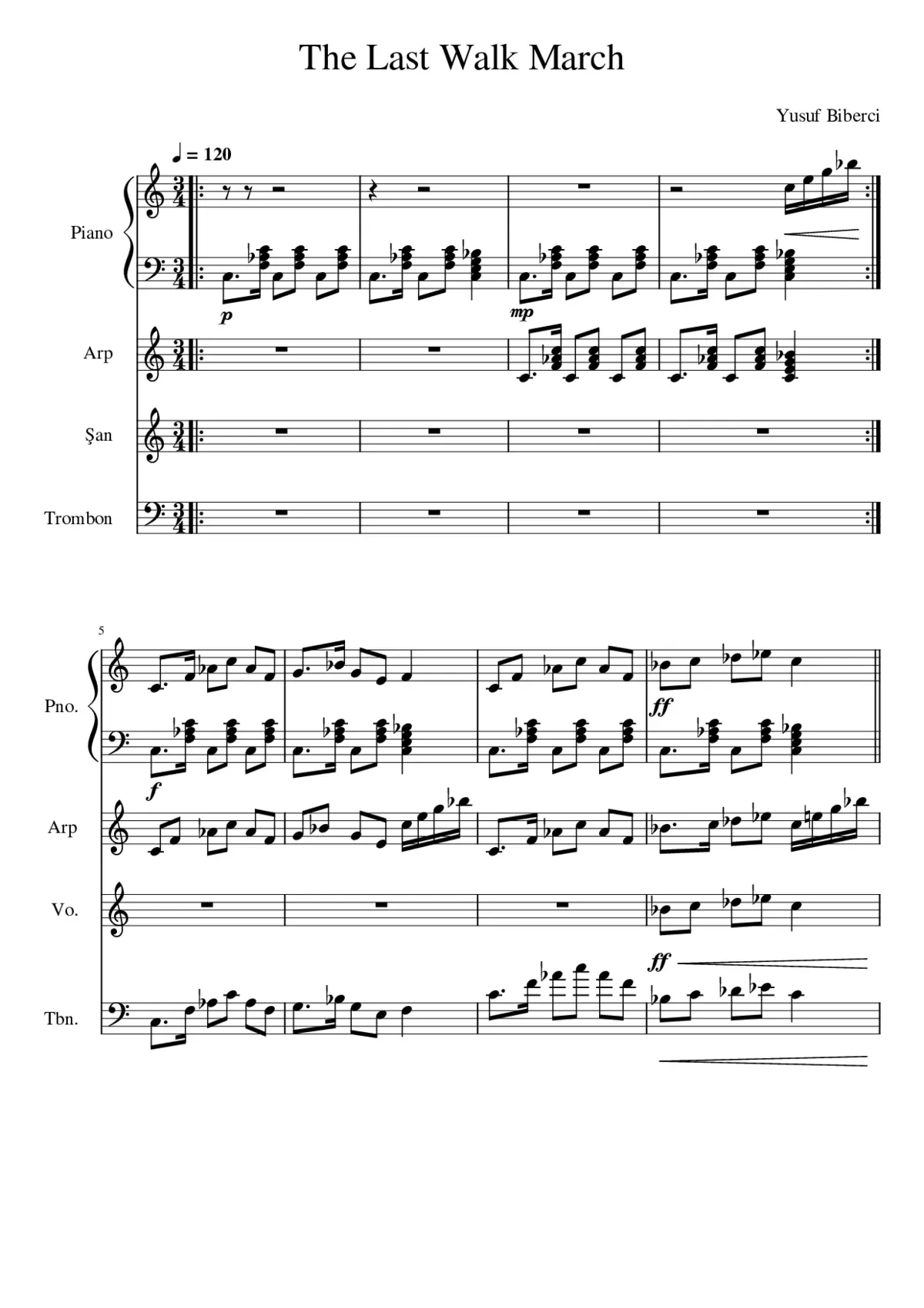 The Last Walk March - Page 1