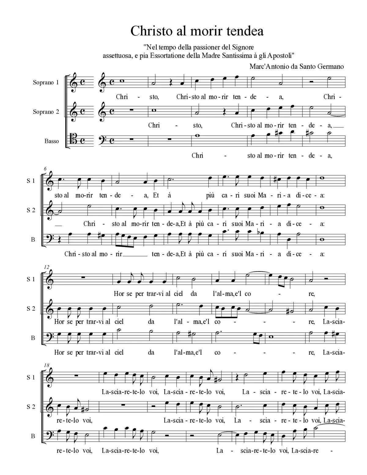 Christo al morir tendea - Page 1
