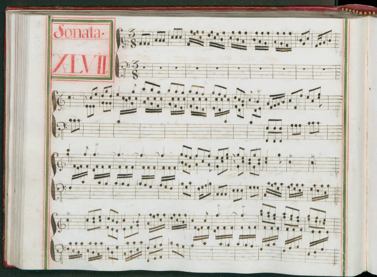 Keyboard Sonata in F major - Page 1