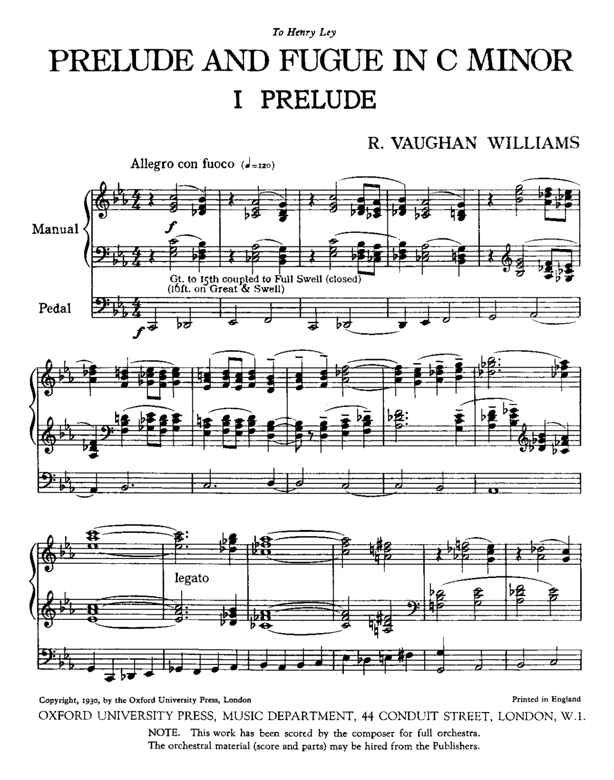 Prelude and Fugue in C minor - Page 1