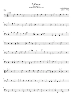 Psaume 129 De Profundis 1723