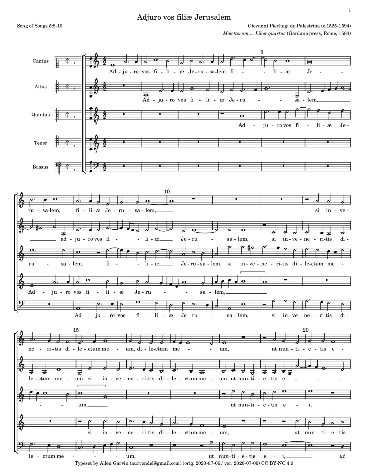 Adiuro vos - Page 1