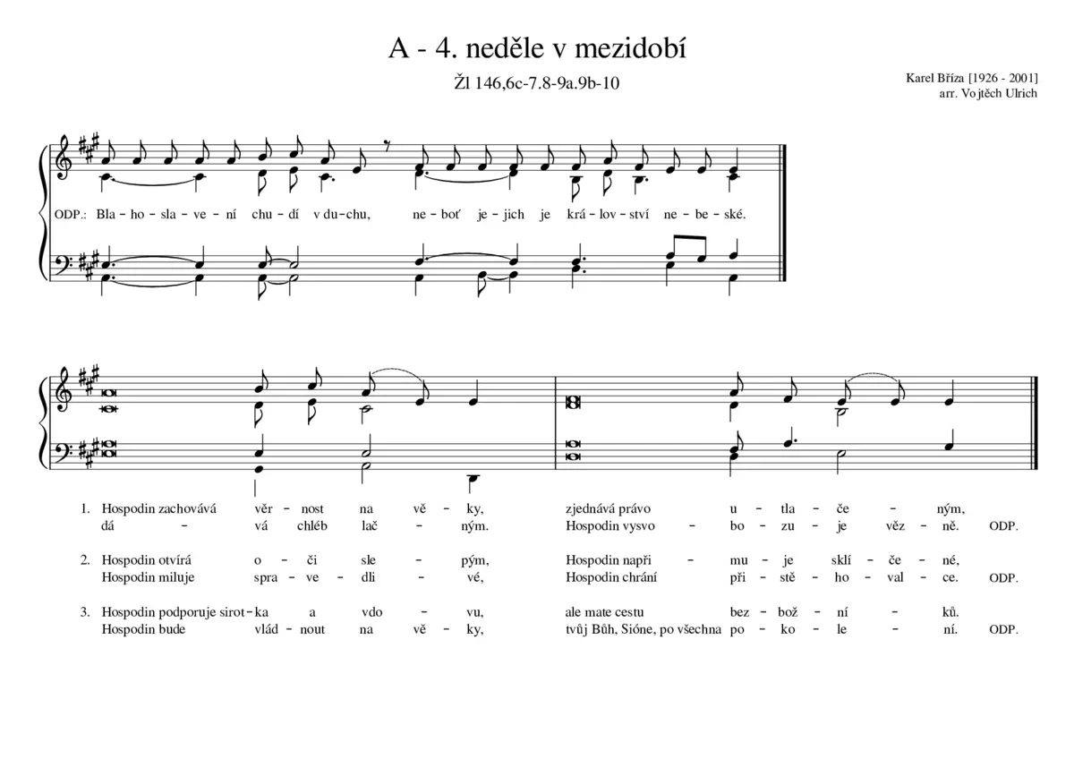 A - 4. neděle v mezidobí - Page 1