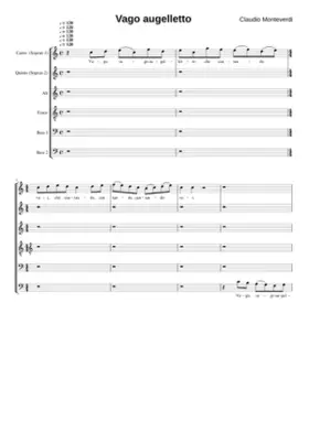 Vago augelletto che cantando vai