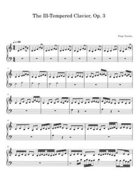 the well-tempered clavier - book 1 - no 1 prelude in c major bwv 846