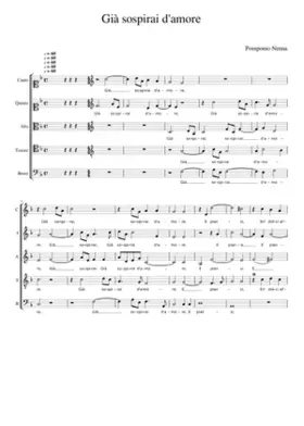 Già sospirai d'amore