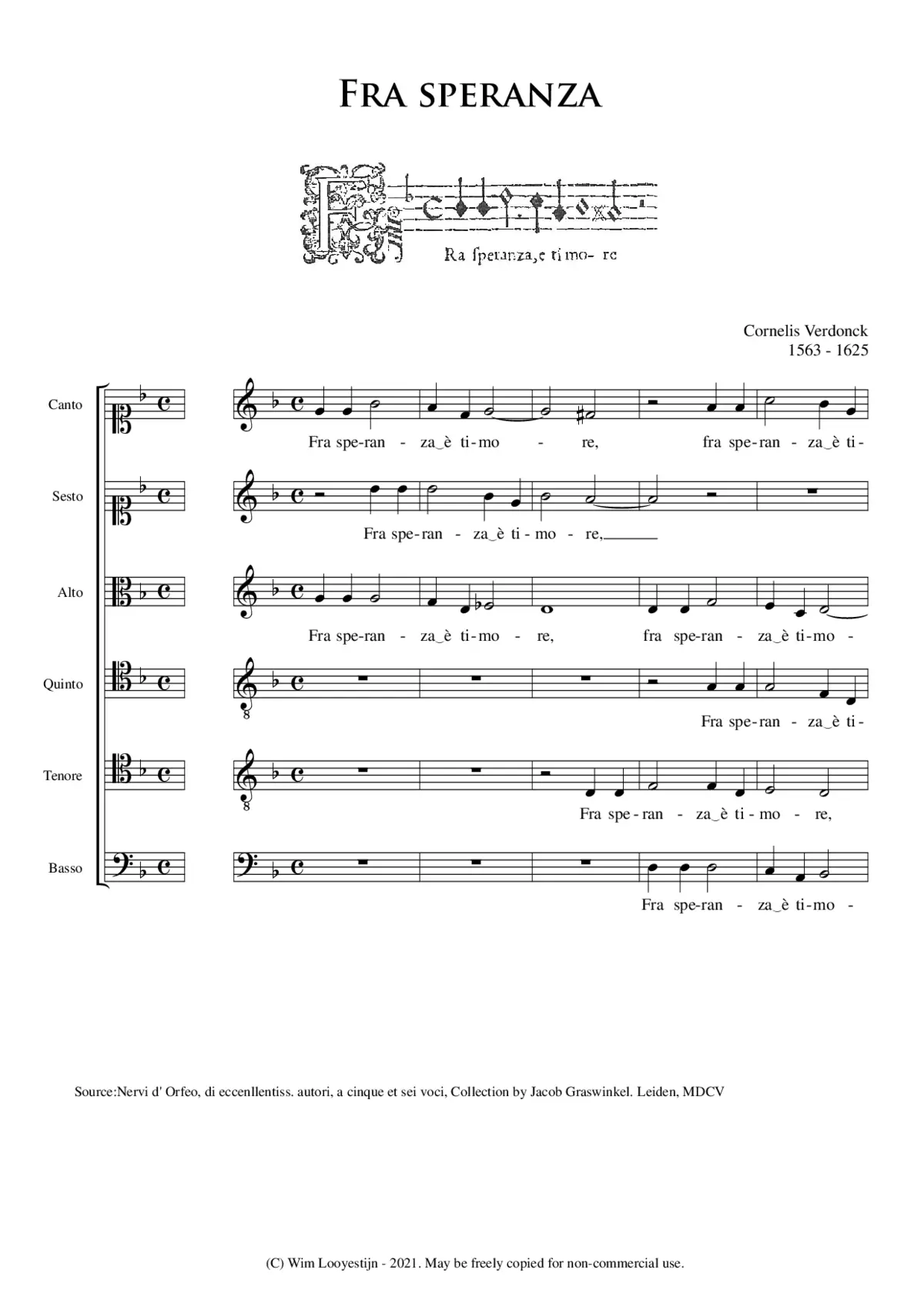 Fra speranza - Page 1