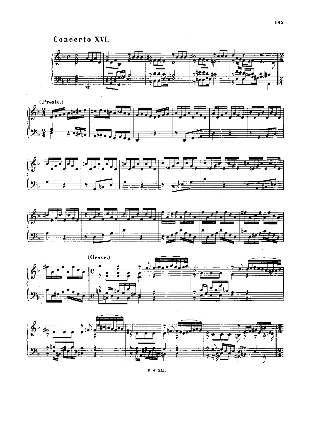 Violin Concerto in D minor - Page 1