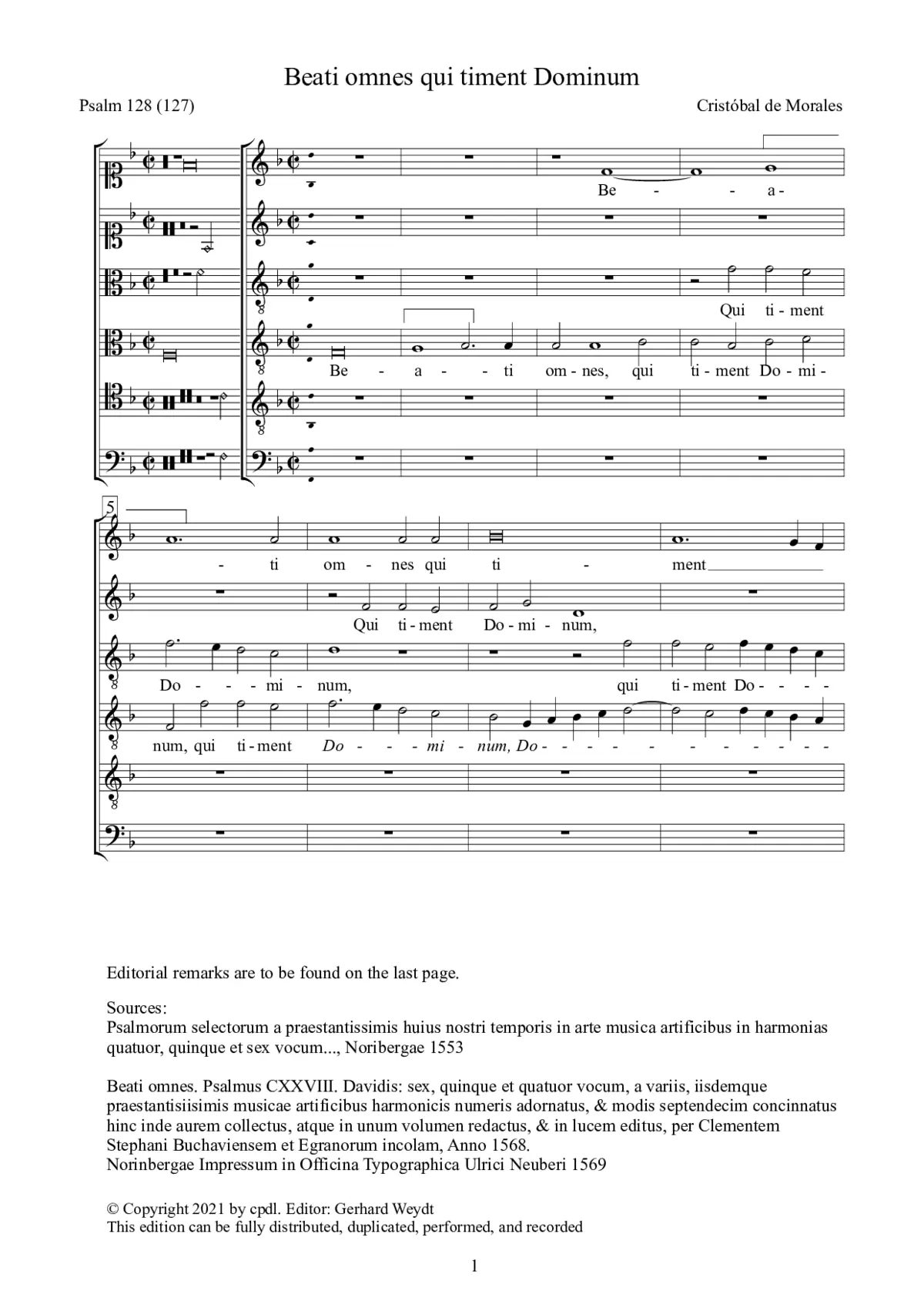 Beati omnes - Page 1