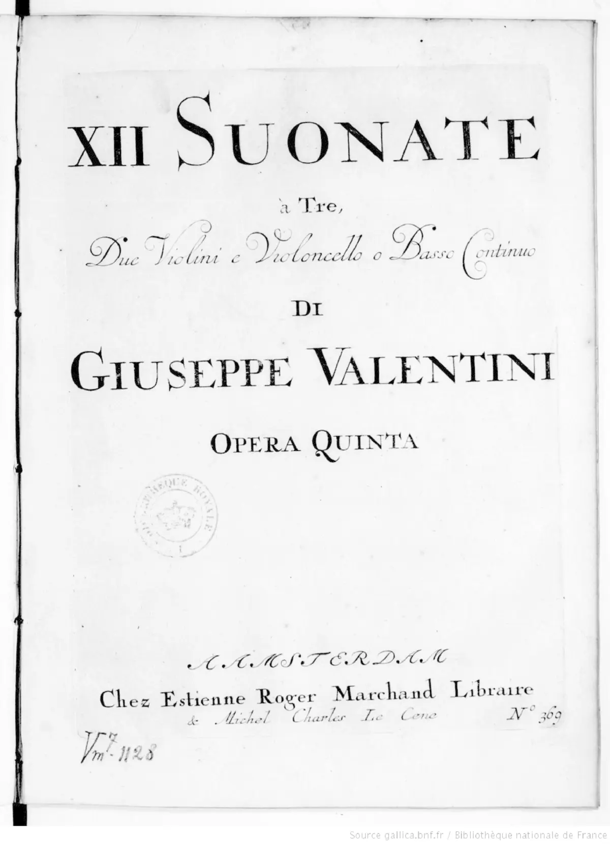 12 Trio Sonatas - Page 1