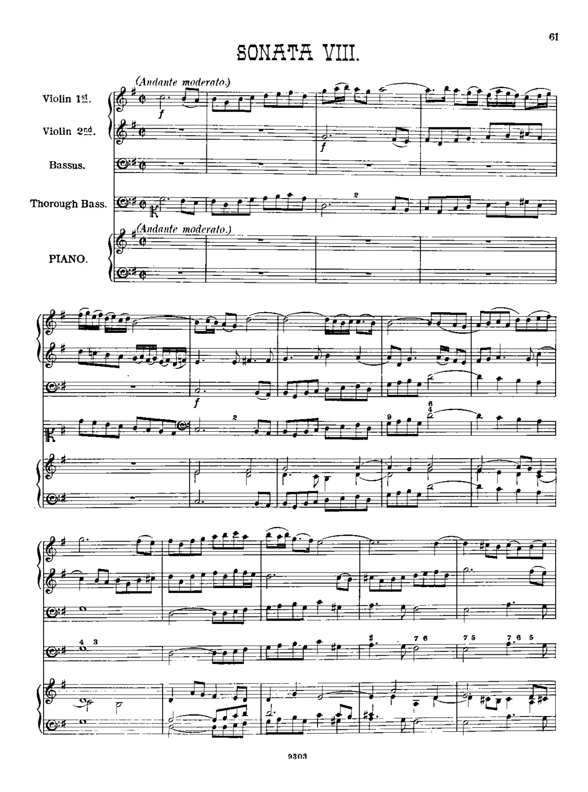 Trio Sonata in G major - Page 1