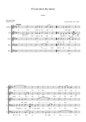 O Lord show us thy mercy