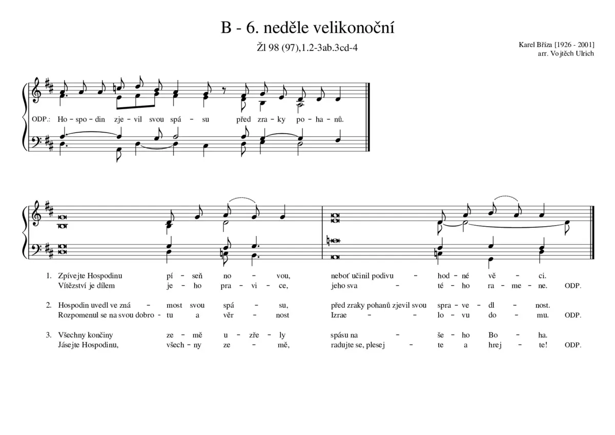 B - 6. neděle velikonoční - Page 1