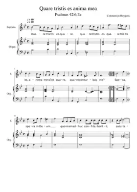Quare tristis es anima mea