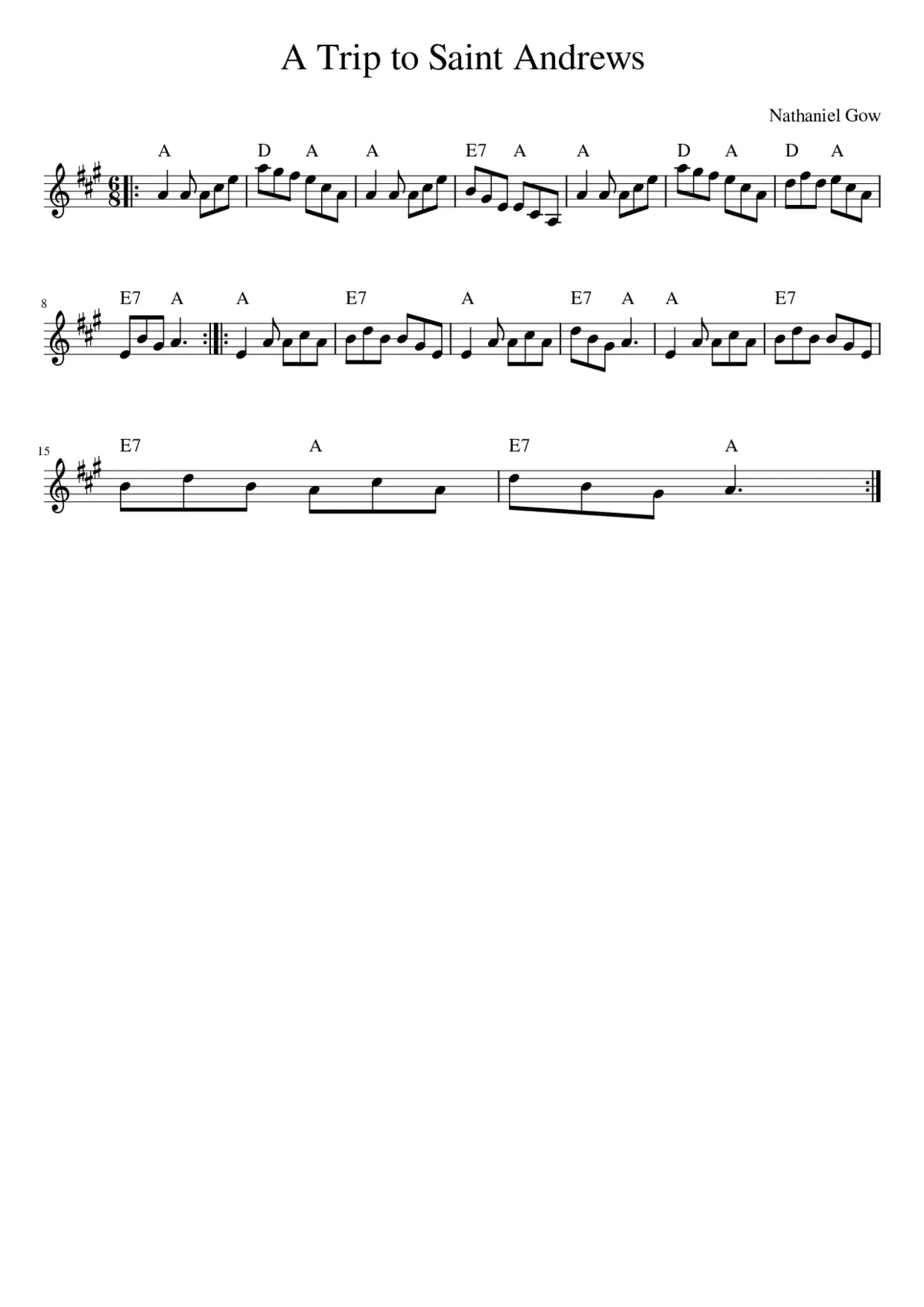 A Trip to Saint Andrews - Page 1