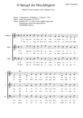 O Spiegel der Dreyfaltigkeit