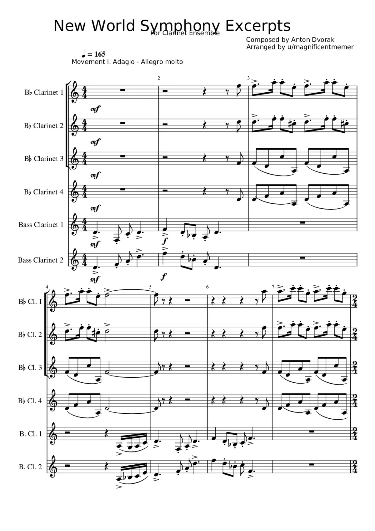 Symphony No.9 Op.95 - Page 1