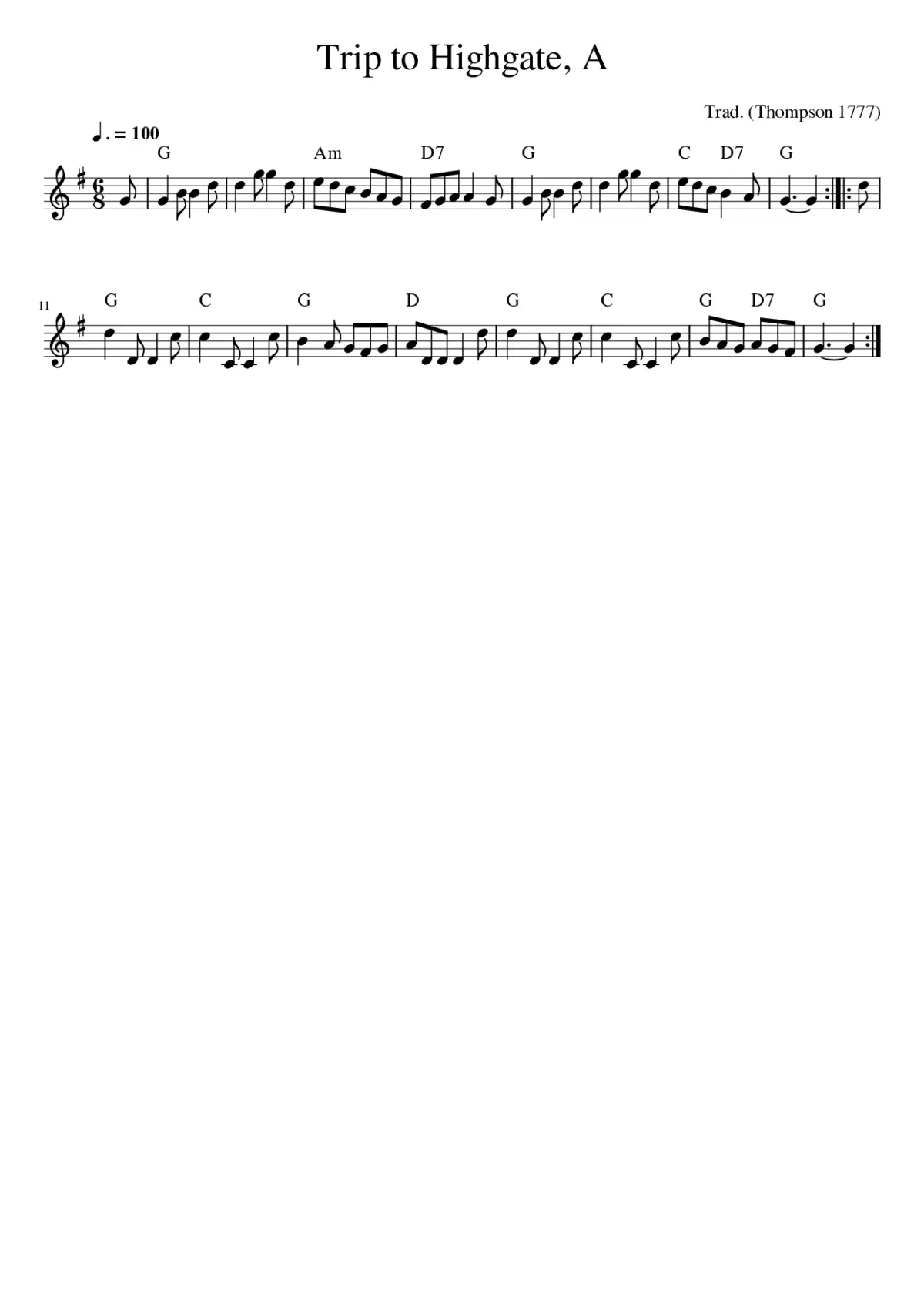 A Trip To Highgate - Page 1