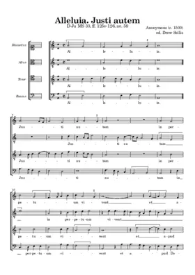 Alleluia: Justi autem (D-Ju MS 33)