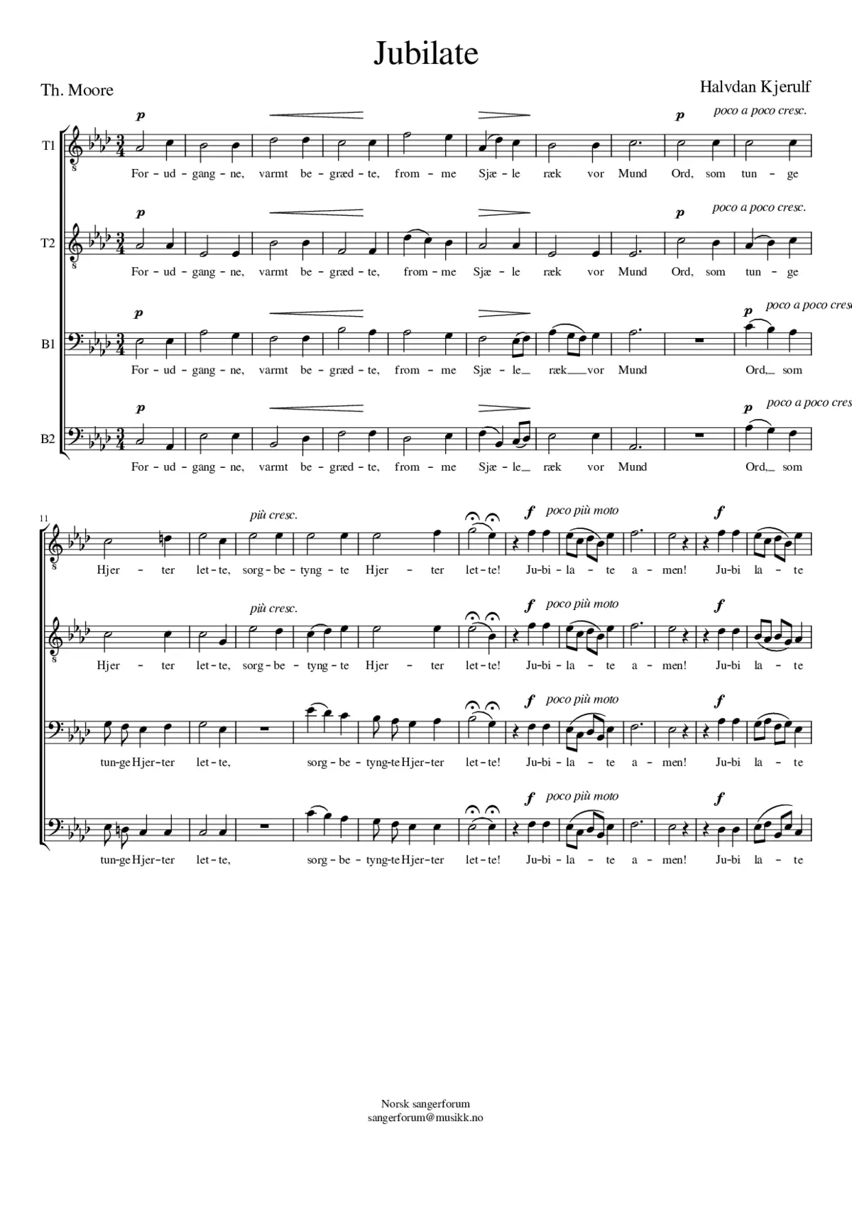 Jubilate - Page 1