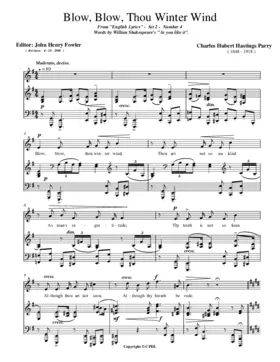 Blow, blow, thou winter wind