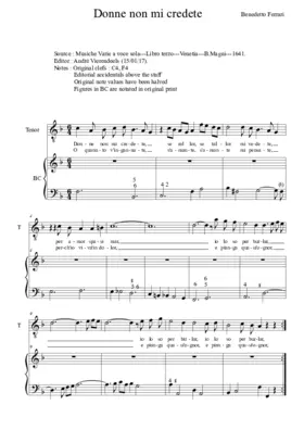 Donne non mi credete