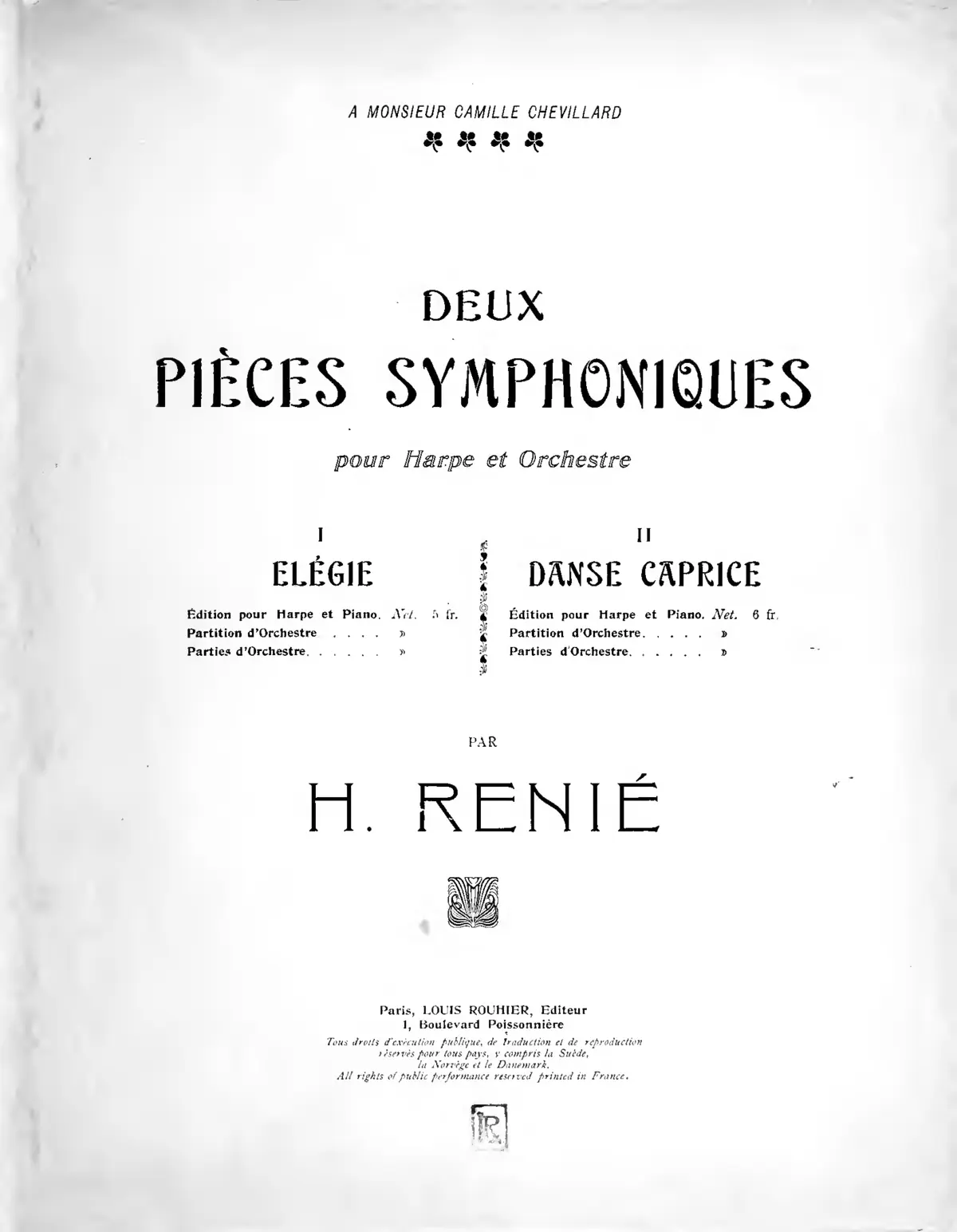 2 pièces symphoniques - Page 1