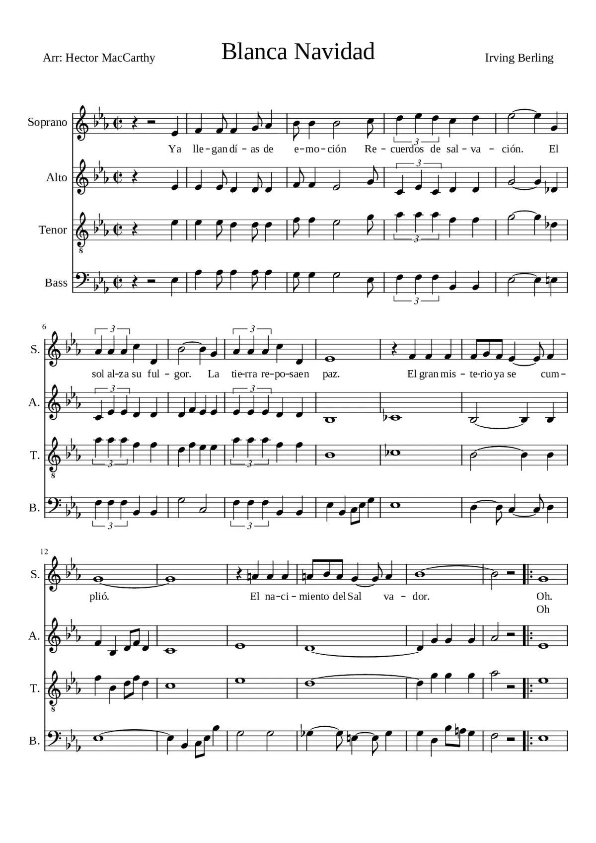 Blanca Navidad - Page 1