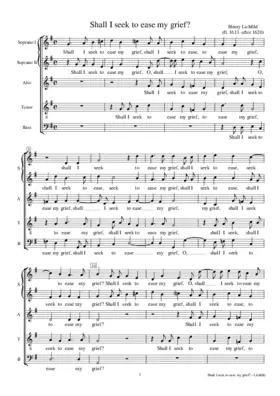 Shall I seek to ease my grief?