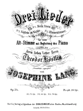 3 Lieder, Op.34(36)