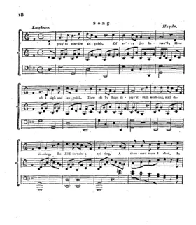 A prey to tender anguish, Hob.XXVIa:G1