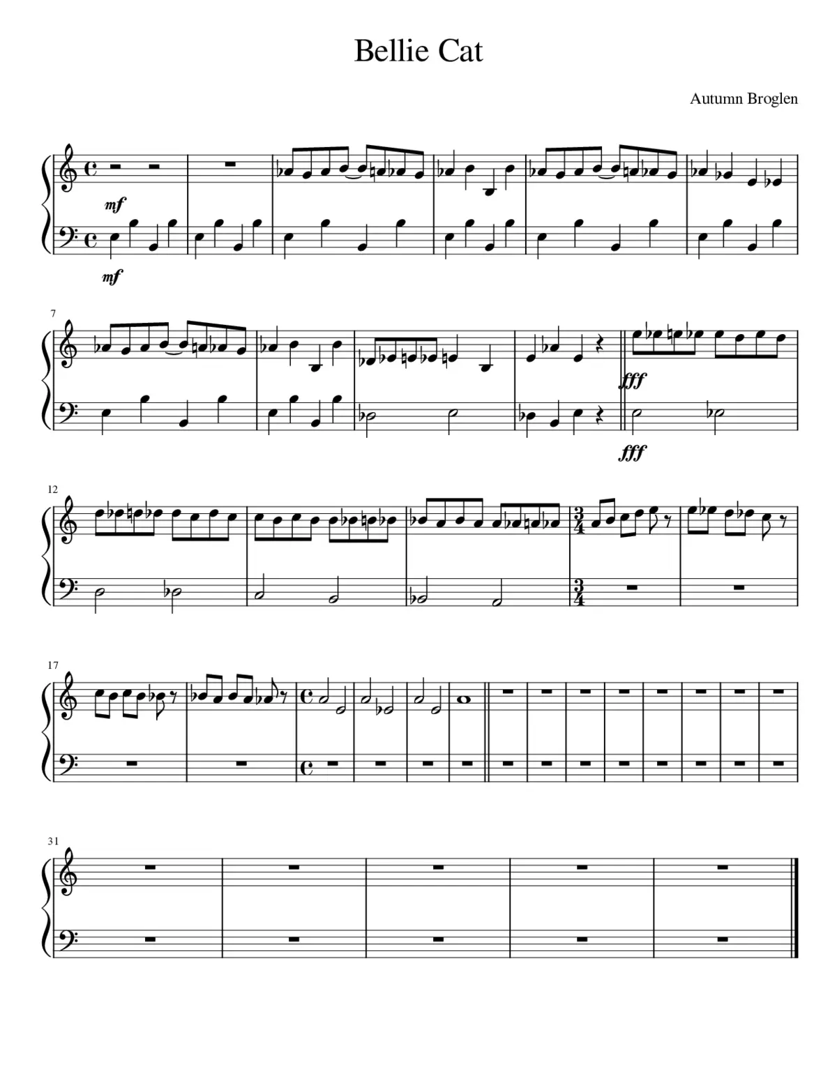 Bellie Cat - Page 1