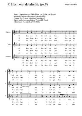O Heer, ons alderliefste