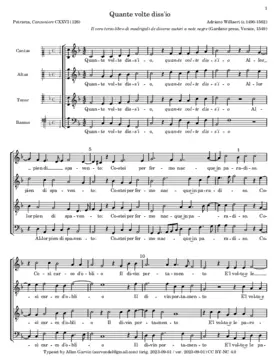 Quante volte diss'io