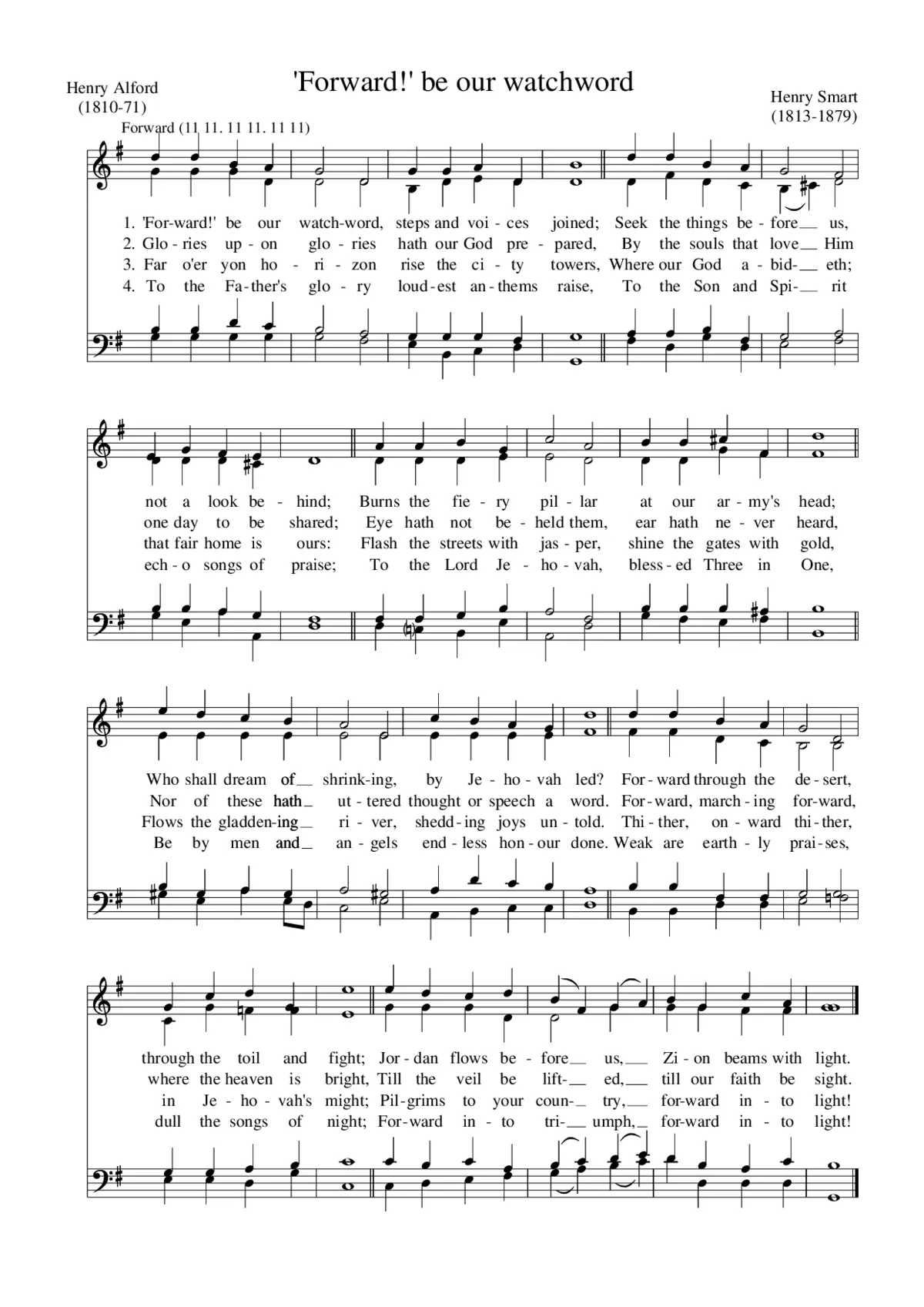 Forward! be our watchword - Page 1