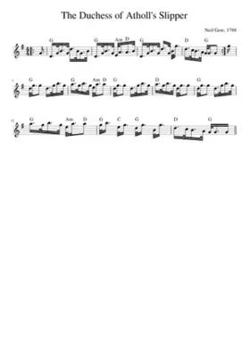 The Duchess of Atholl's Slipper