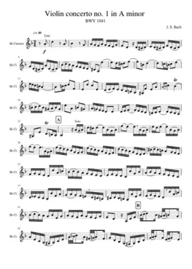 Violin Concerto in A minor BWV 1041