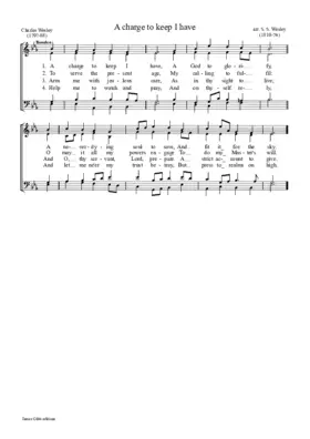 A charge to keep I have