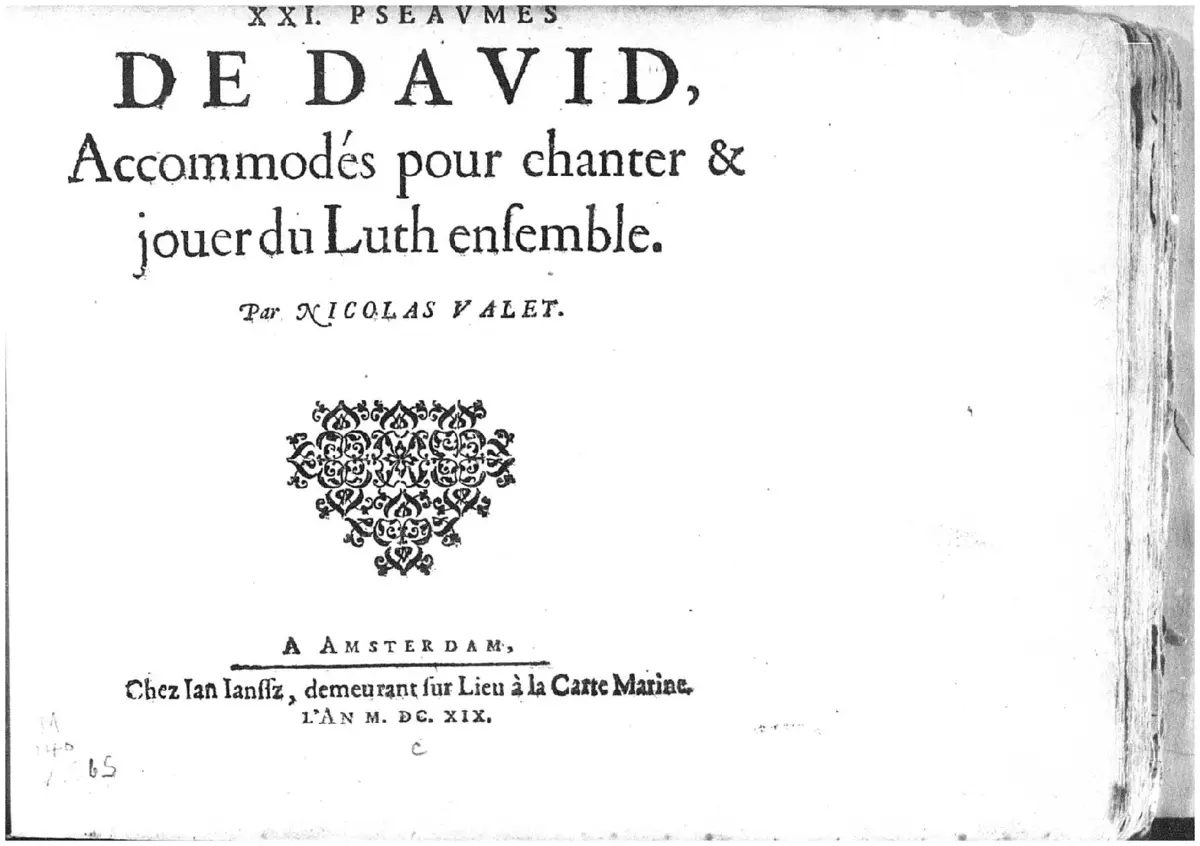Pseaumes de David - Page 1